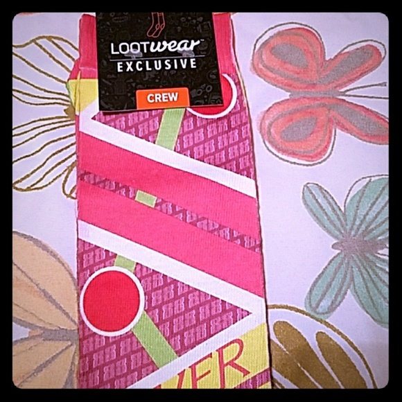 Loot Crate Accessories - Back to the Future socks